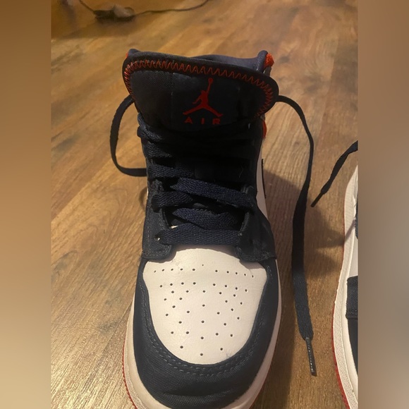 Navy blue and Red Air Jordan’s - Picture 3 of 8